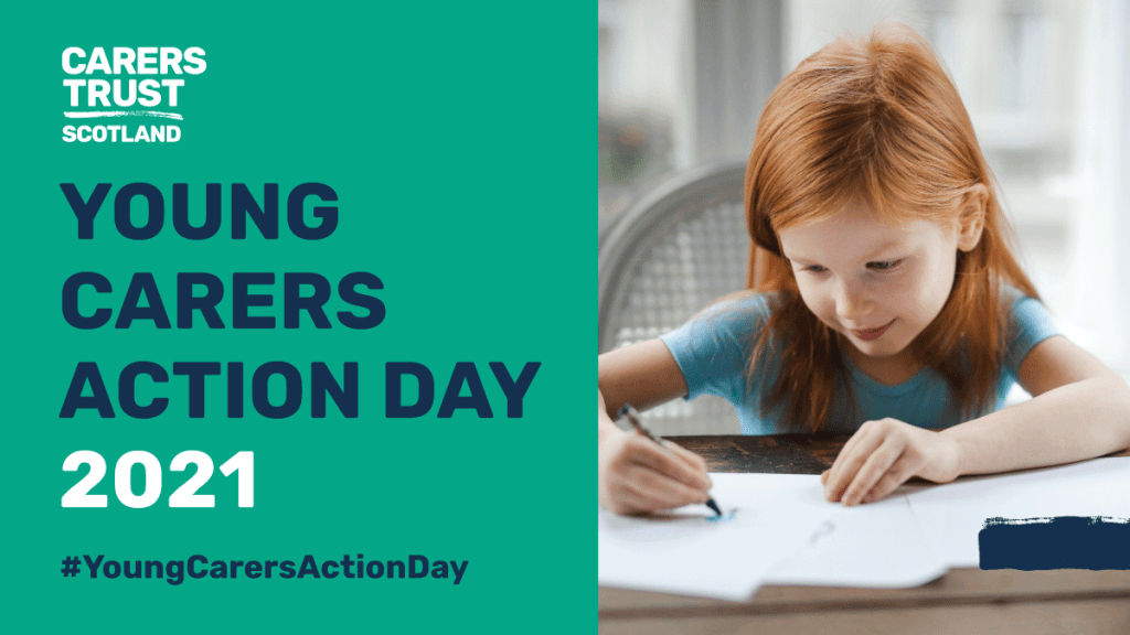 Carers Trust Scotland
Young Carers Action Day 2021 
#YoungCarersActionDay

Imagine of a girl with ginger hair drawing